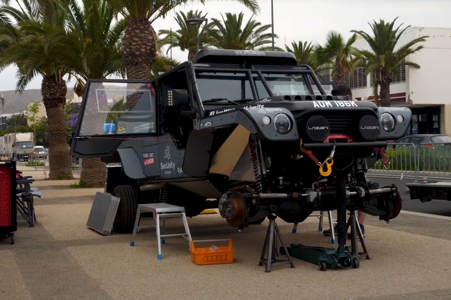 Video just before the start of the 2023 Morocco Desert Challenge