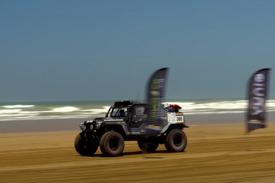 Day 1 of the 2023 Morocco Desert Challenge