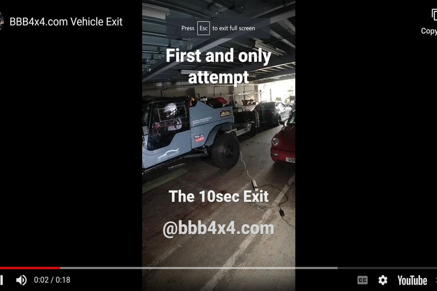 Disabled Exit From Truck Max Allowed 10Sec